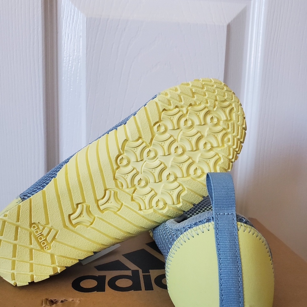 Adidas Kurobe Water Shoes Blue and Yellow - Picture 8 of 11
